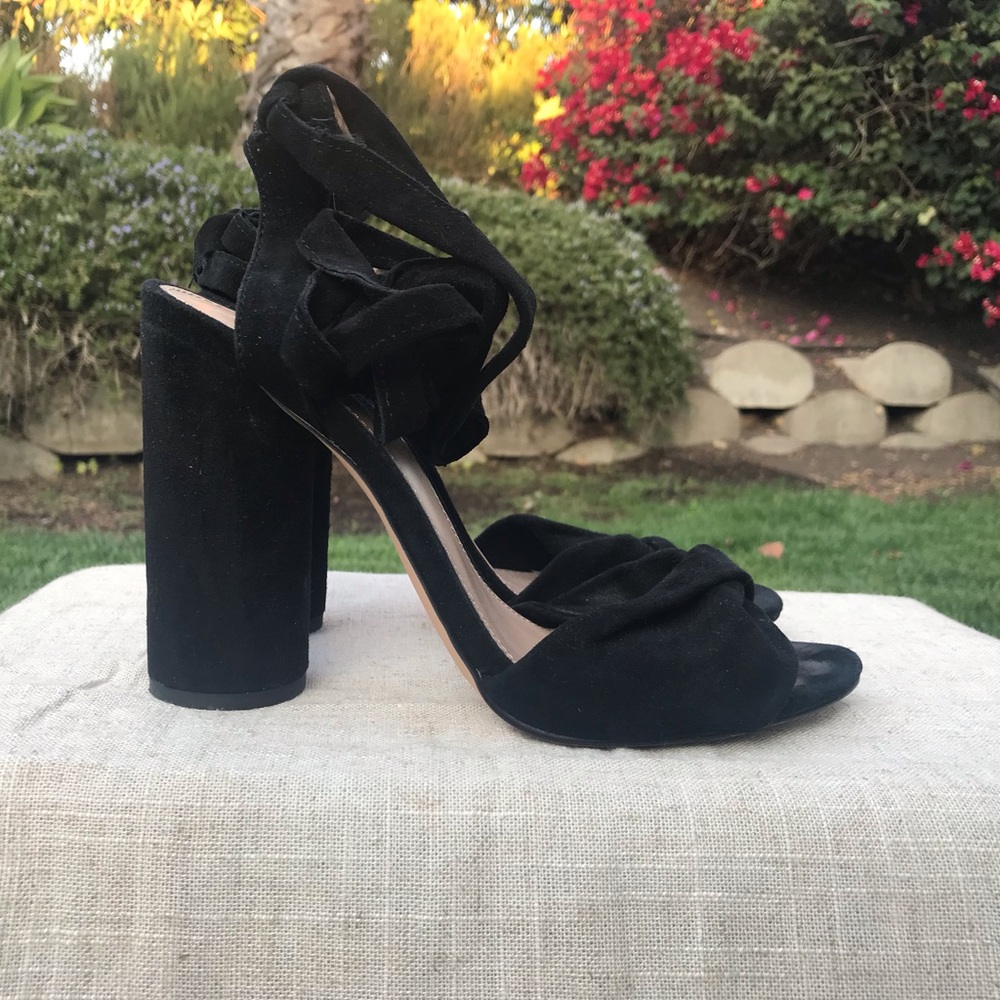 Steve Madden suede leather heels